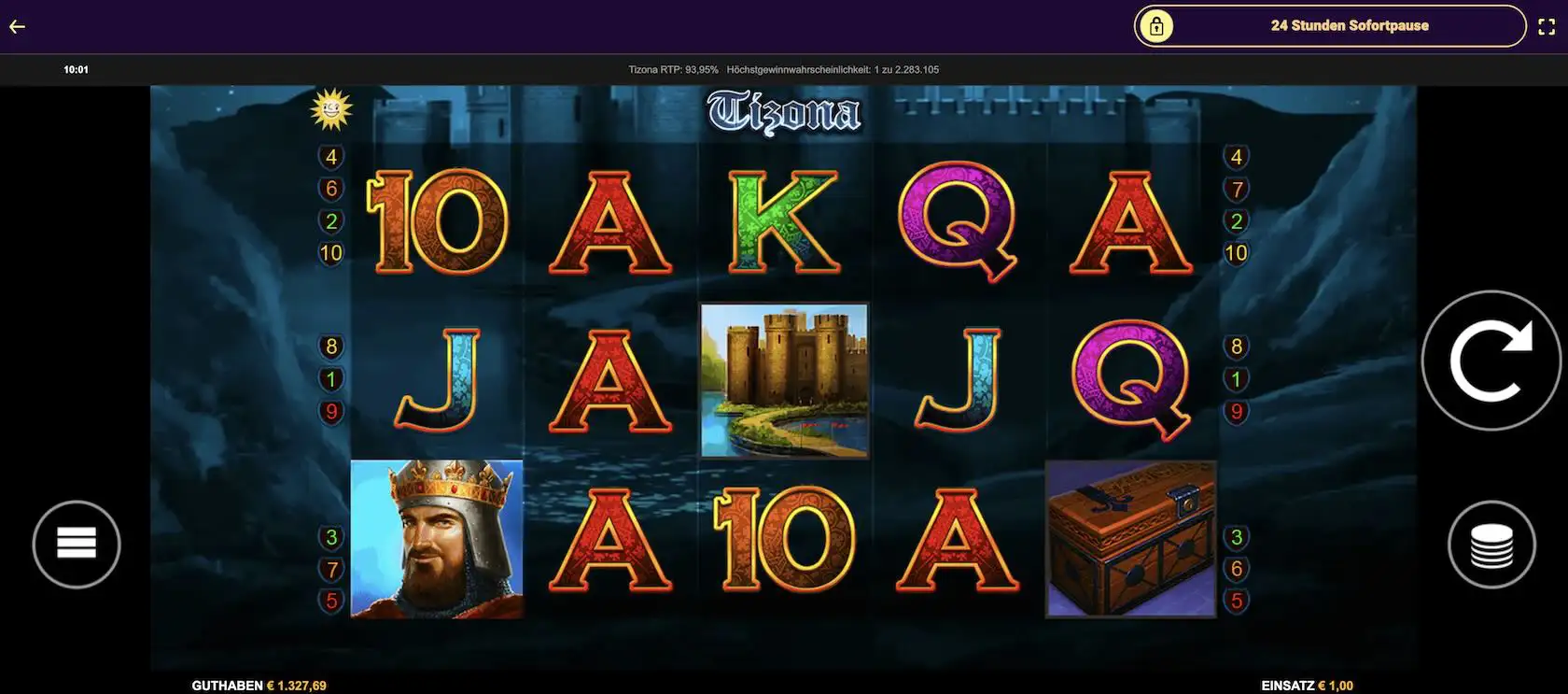Tizona Casino für Spieler aus Deutschland: Freispiele, Anmeldung und Praxistest