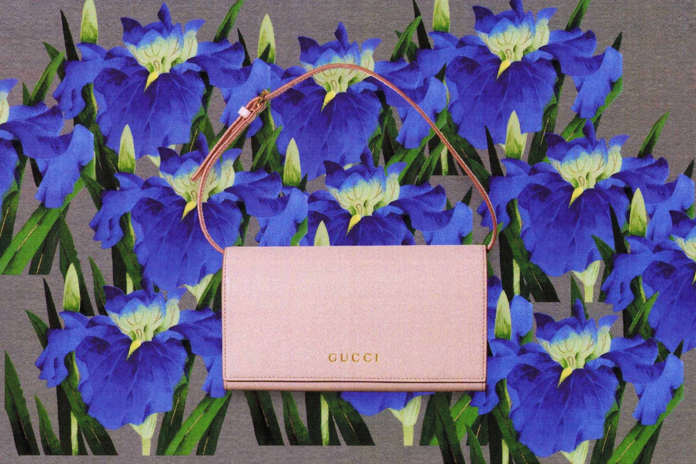 Pink Gucci wallet on chain bag