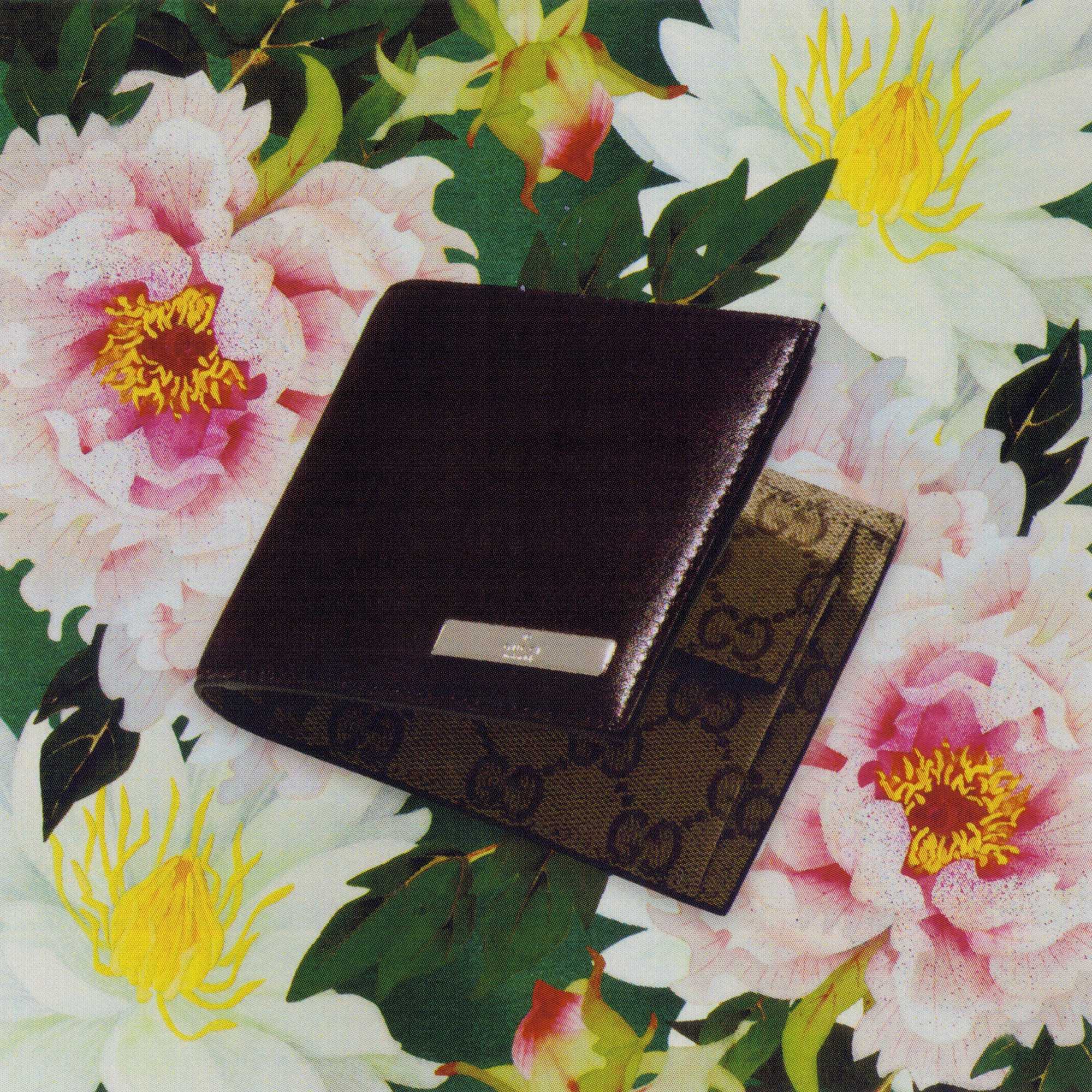 Black Gucci leather bifold wallet