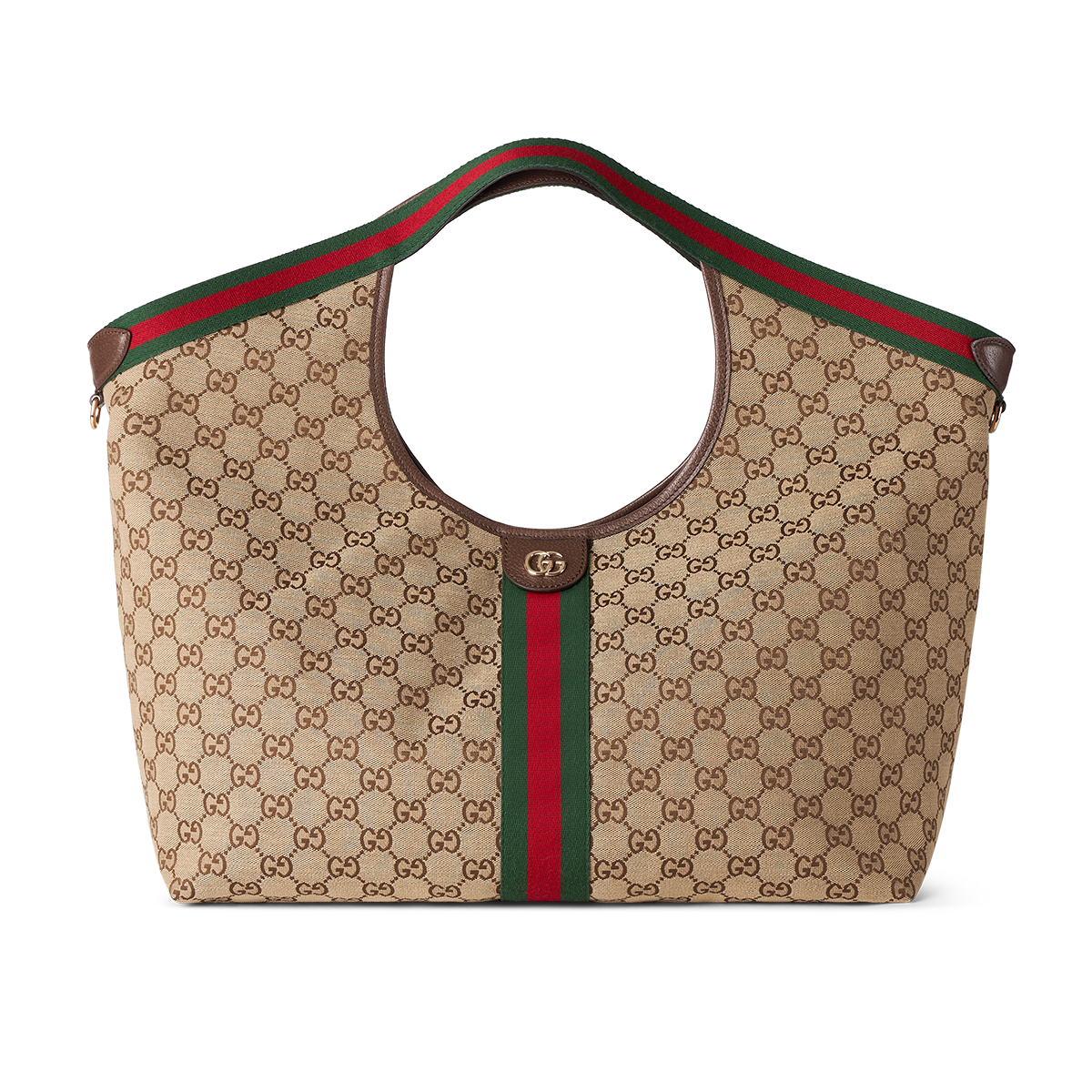 Beige GG canvas tote bag