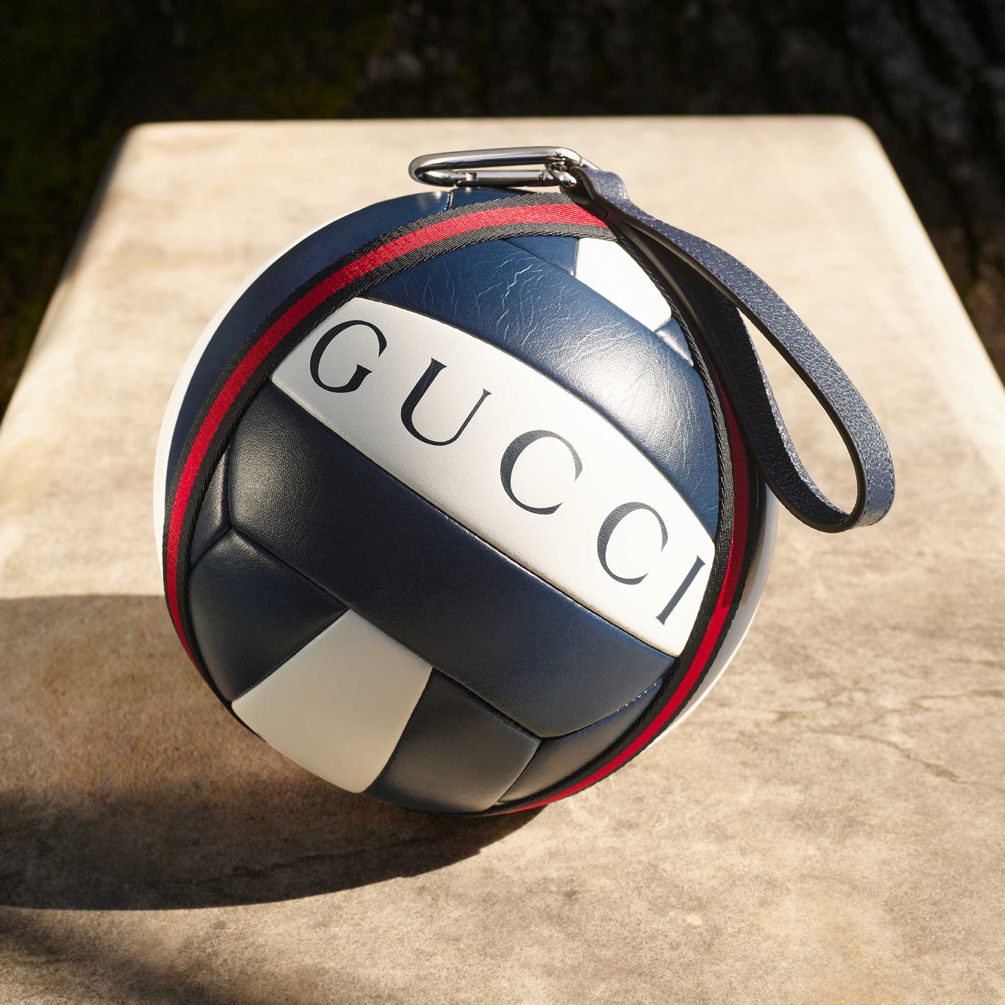 Gucci beach volleyball with strap
