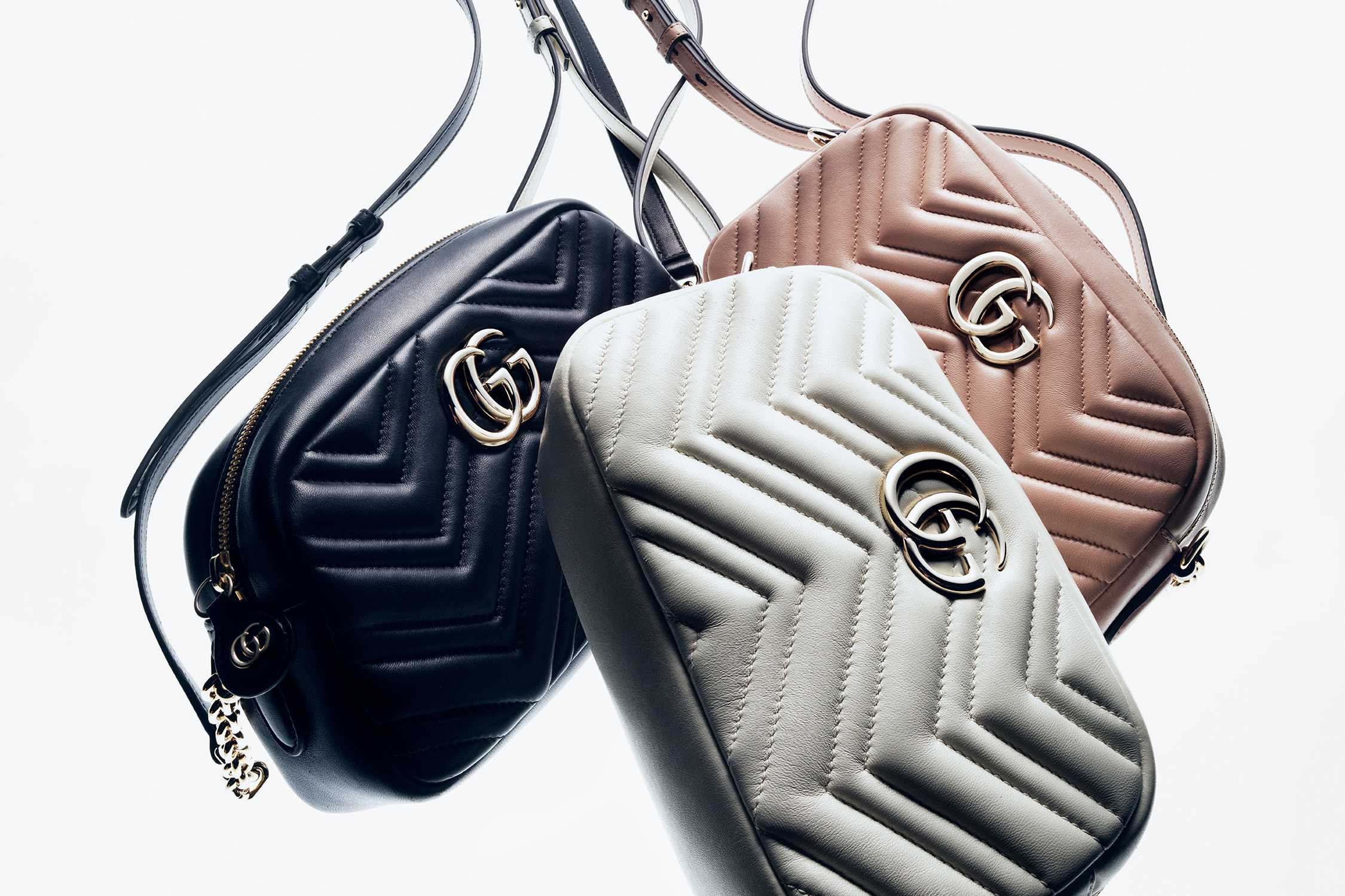 Gucci quilted bags three colors
