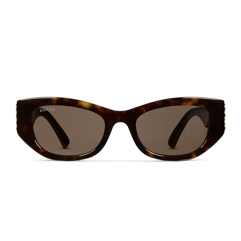 Brown tortoiseshell Gucci sunglasses