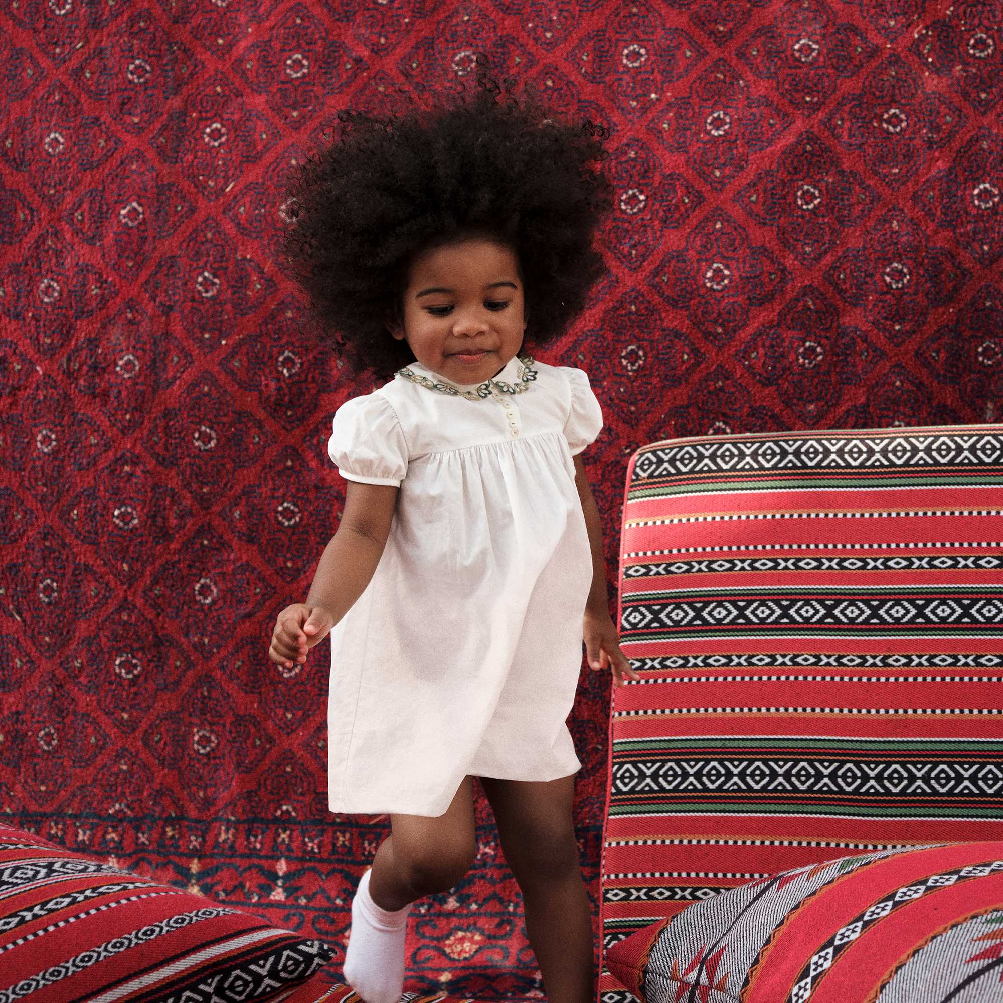 White Gucci dress for kids