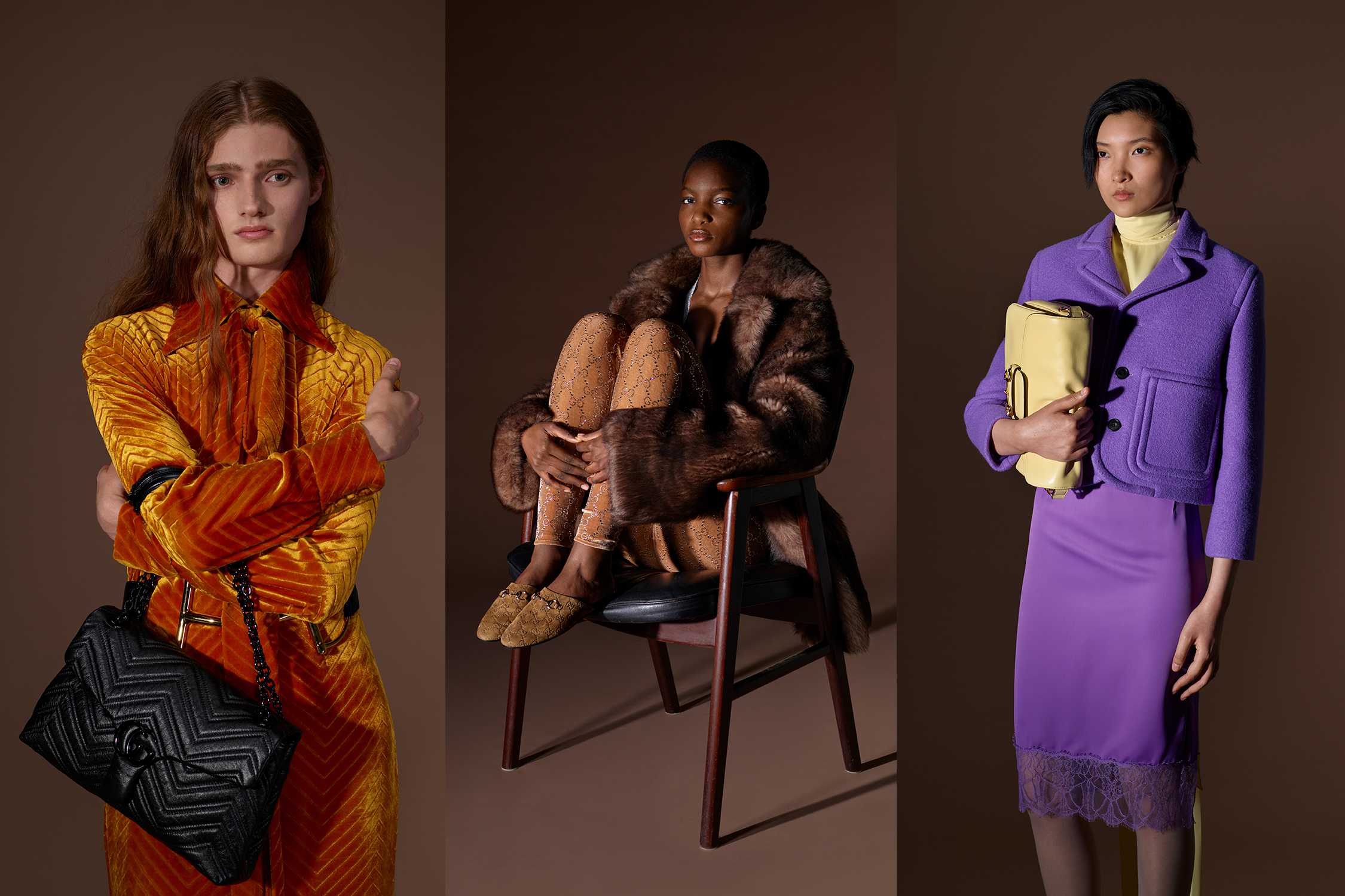 Gucci fashion in vibrant colours