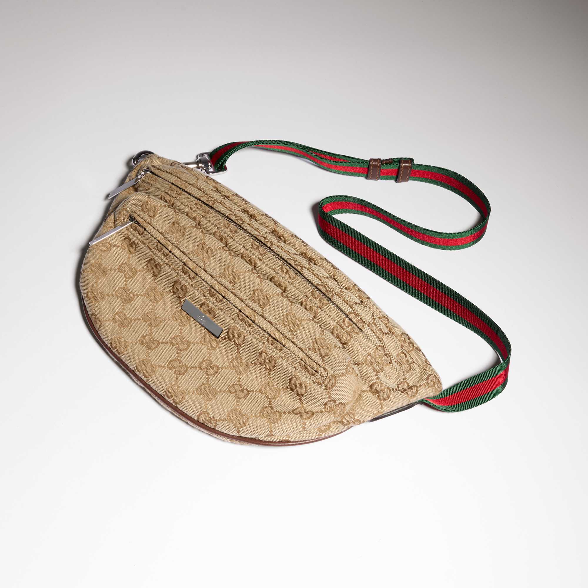 GG canvas belt bag