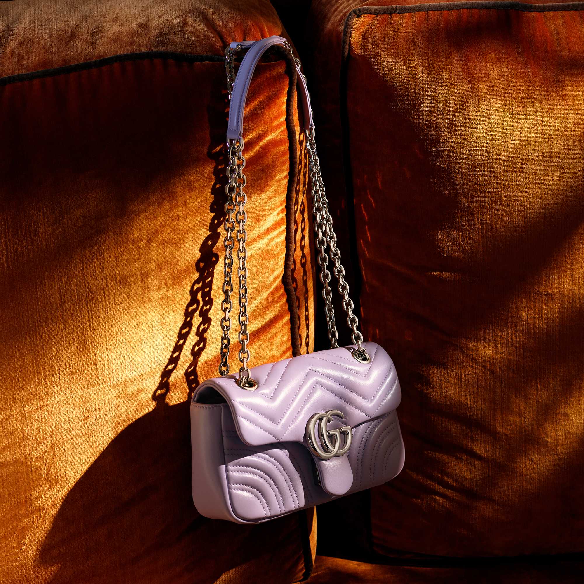 Gucci Marmont handbag with chains