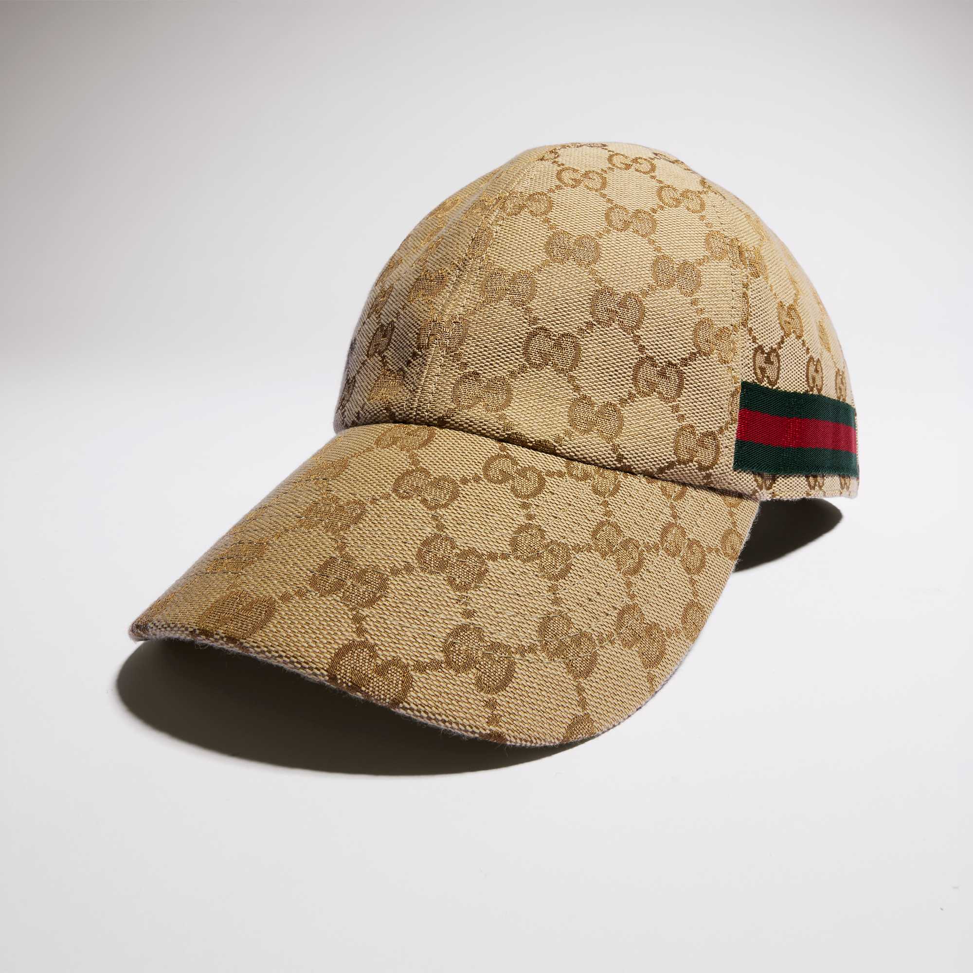 GG Canvas baseball cap with Web