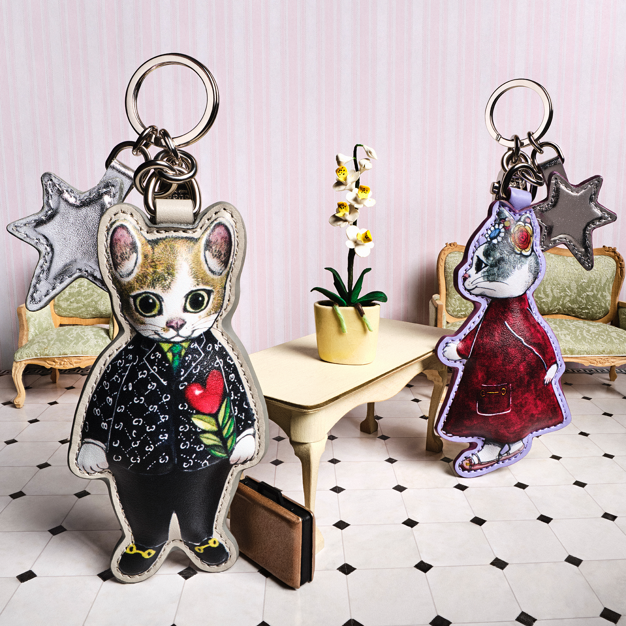 GUCCI x ヒグチユウコ 国内買付 猫 BO BORIS チャーム 日本限定 (GUCCI