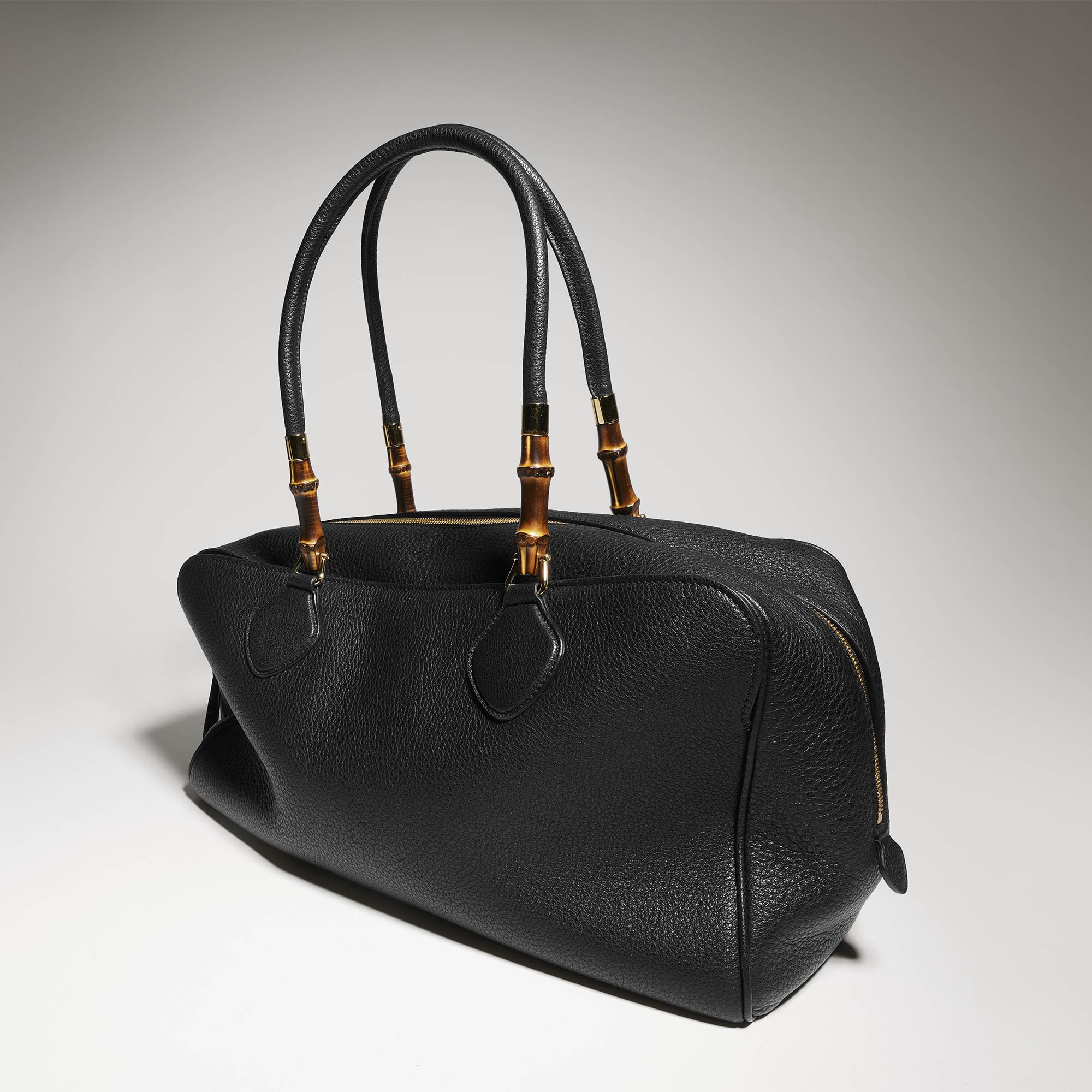 GUCCI◇ハンドバッグ/レザー/BLK/黒/ブラック グッチ ハンドバッグ