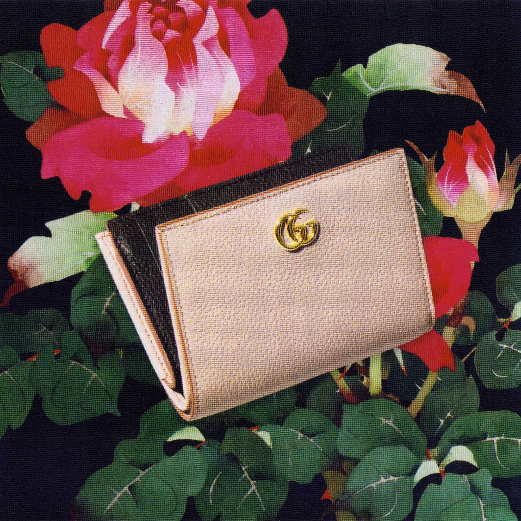 Gucci monogram bag with wallet
