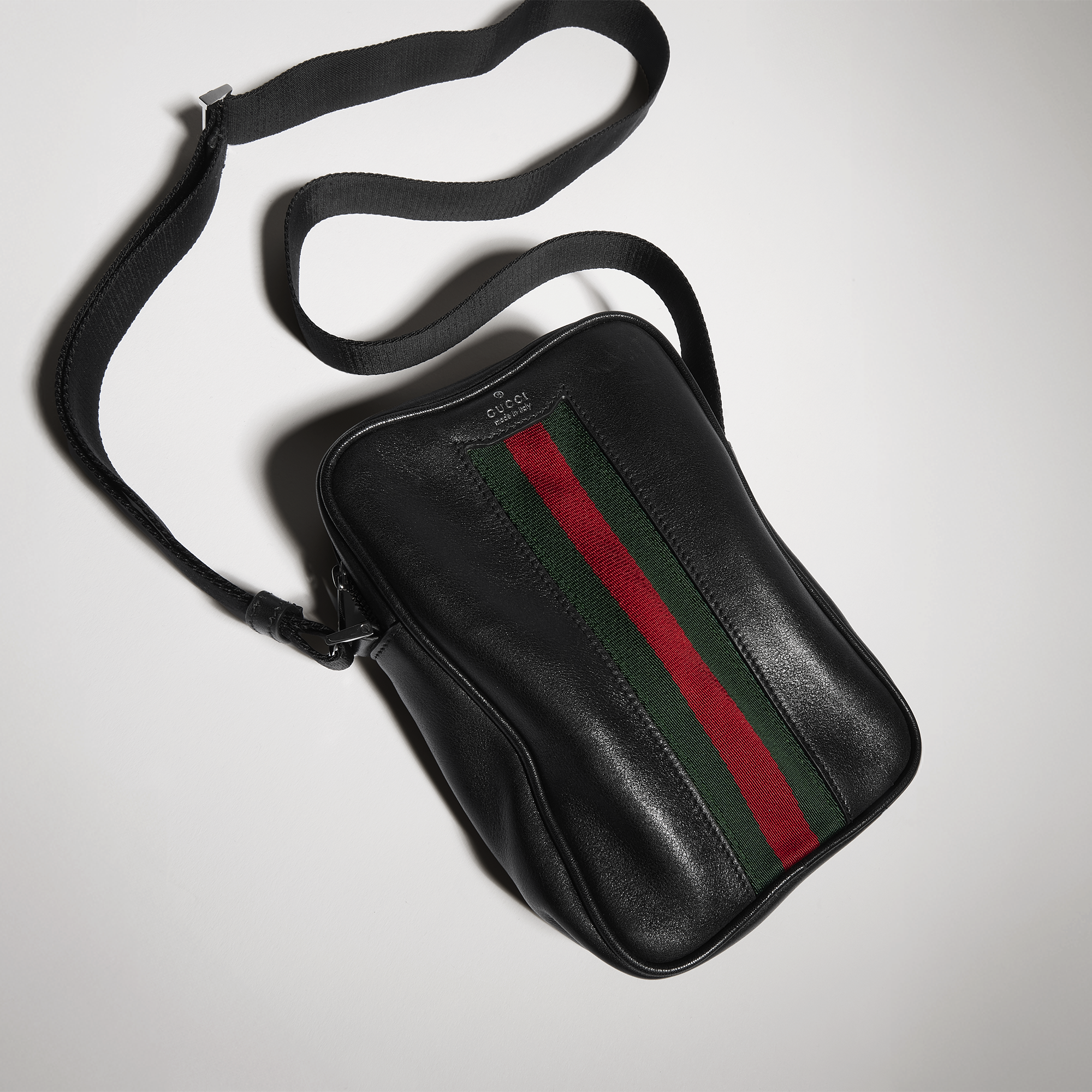 人気 順 本物グッチGUCCI本革レザーナイロンビッグショルダーバッグ