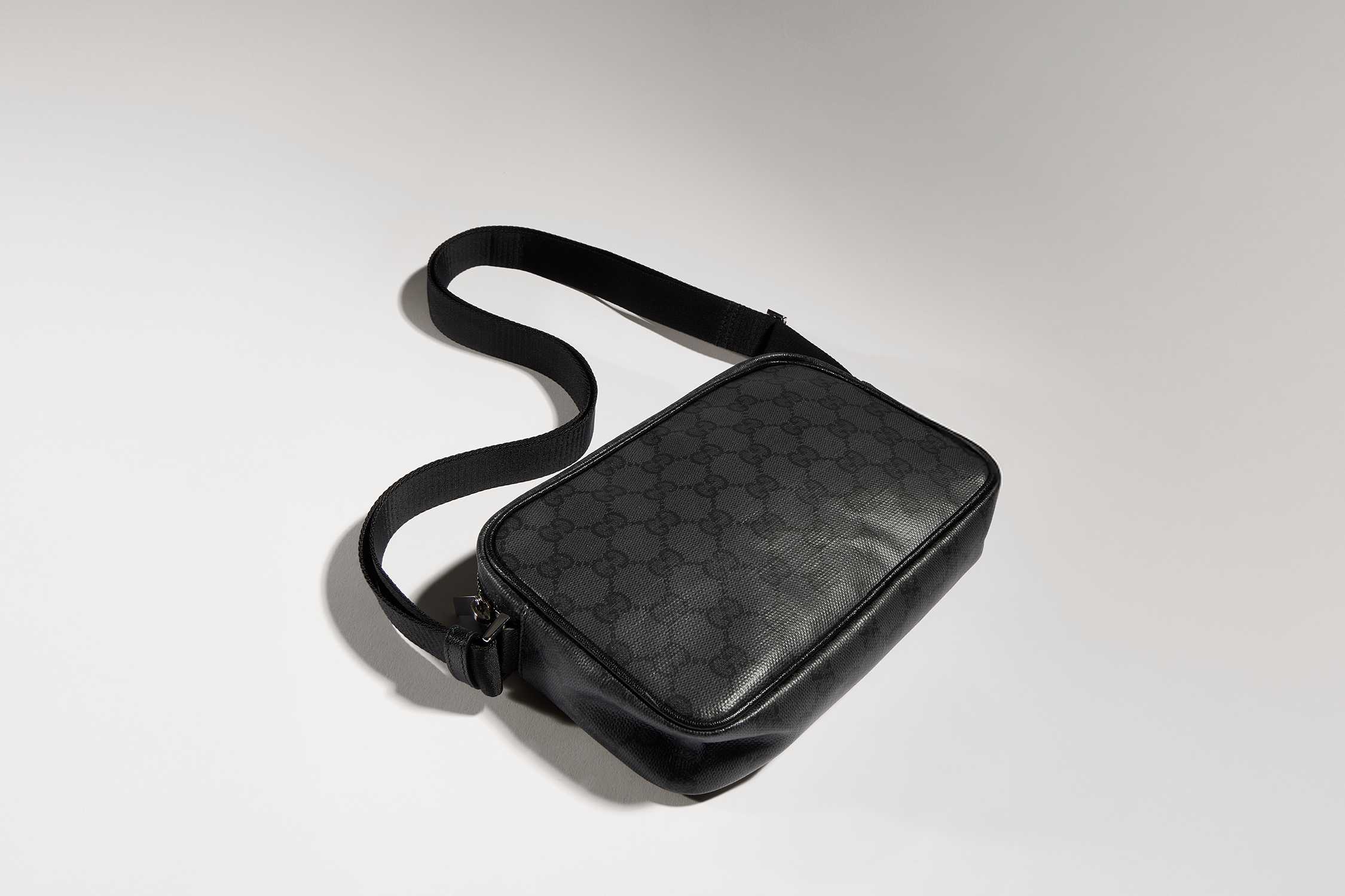Black Gucci GG crossbody bag