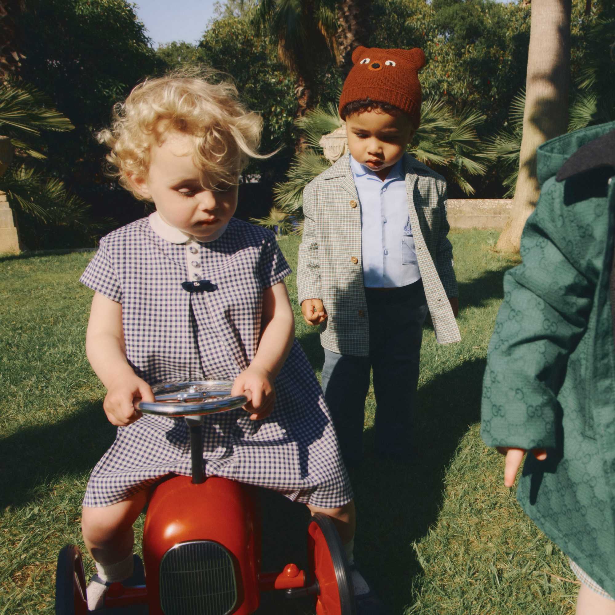 Children playing outdoors