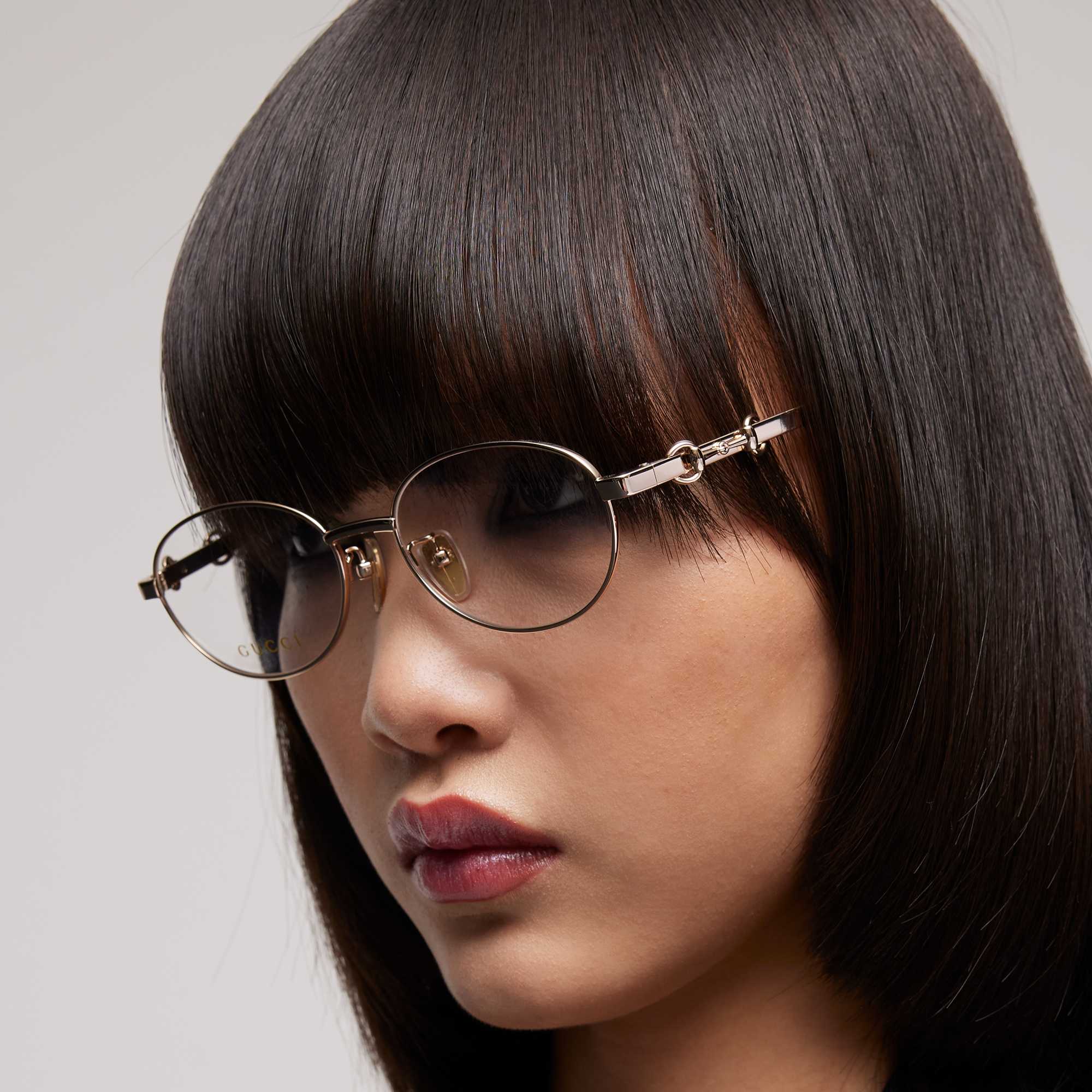 Black Gucci optical frames