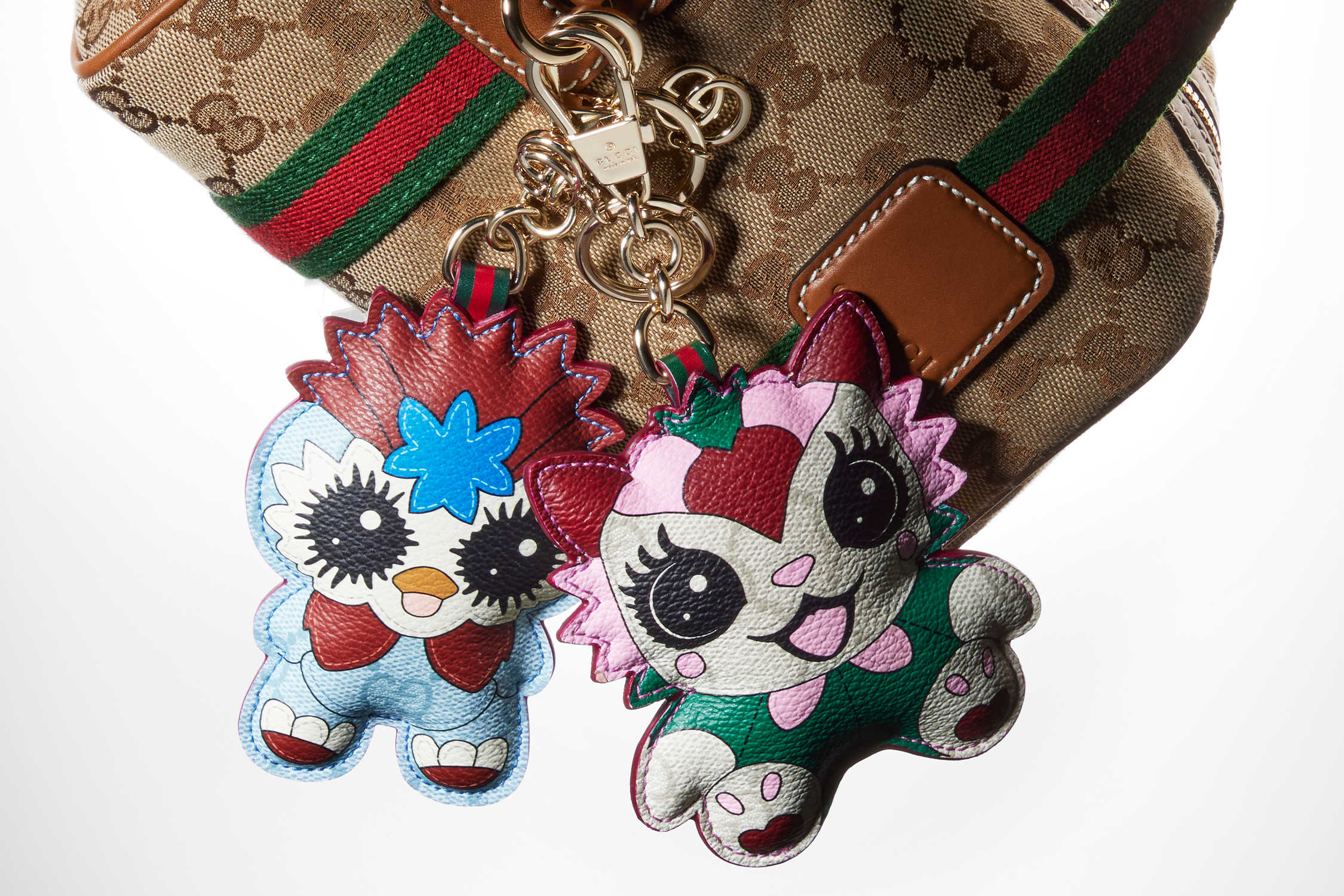 Colourful Gucci bag with charms
