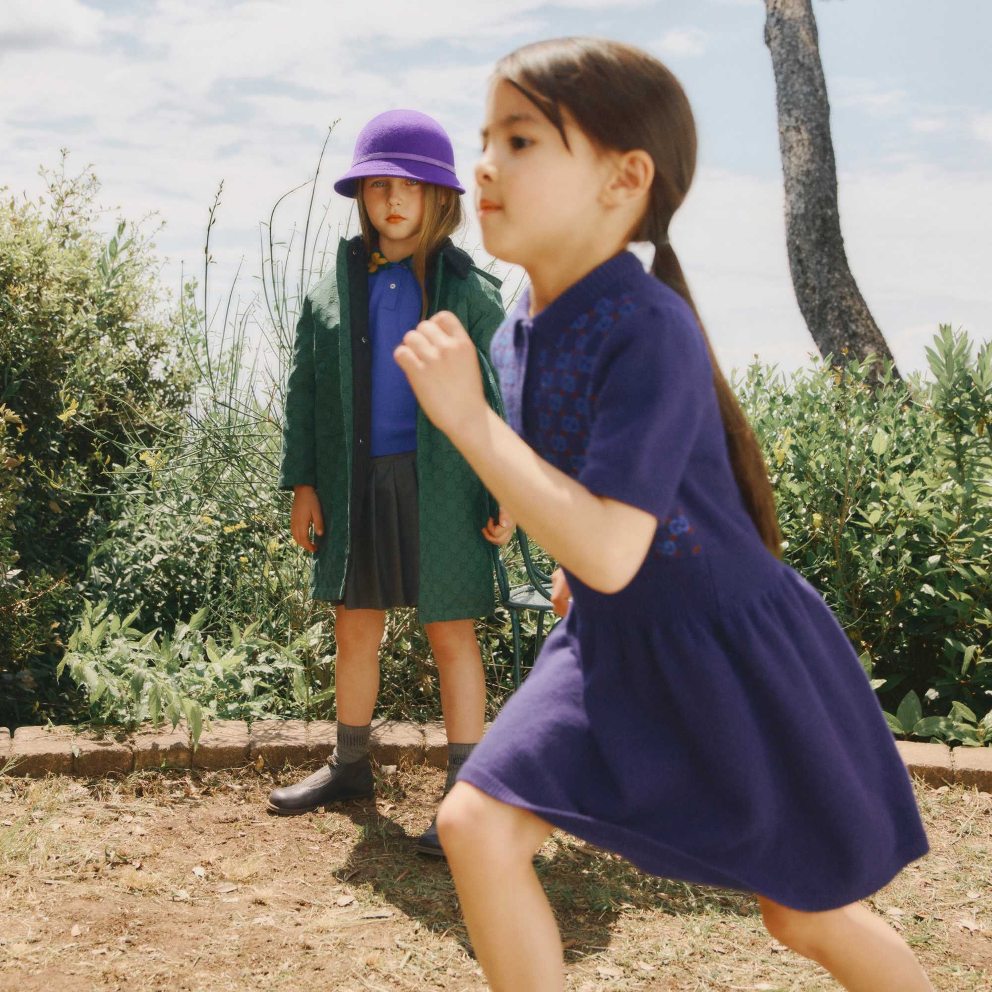 Children playing outdoors