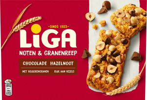 LiGA noten & granenreep chocolade hazelnoot