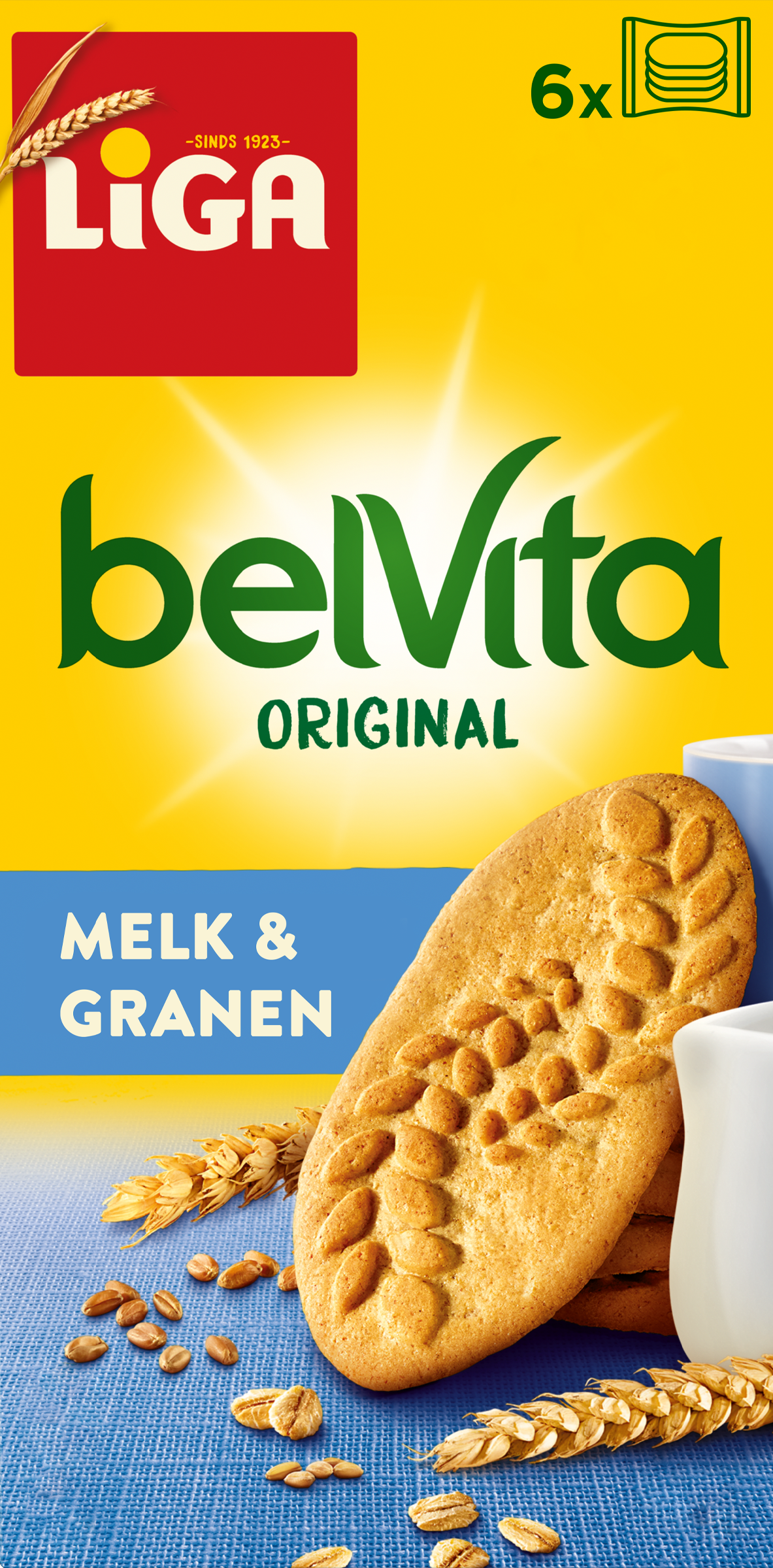 LiGA belVita Plain Melk & Granen