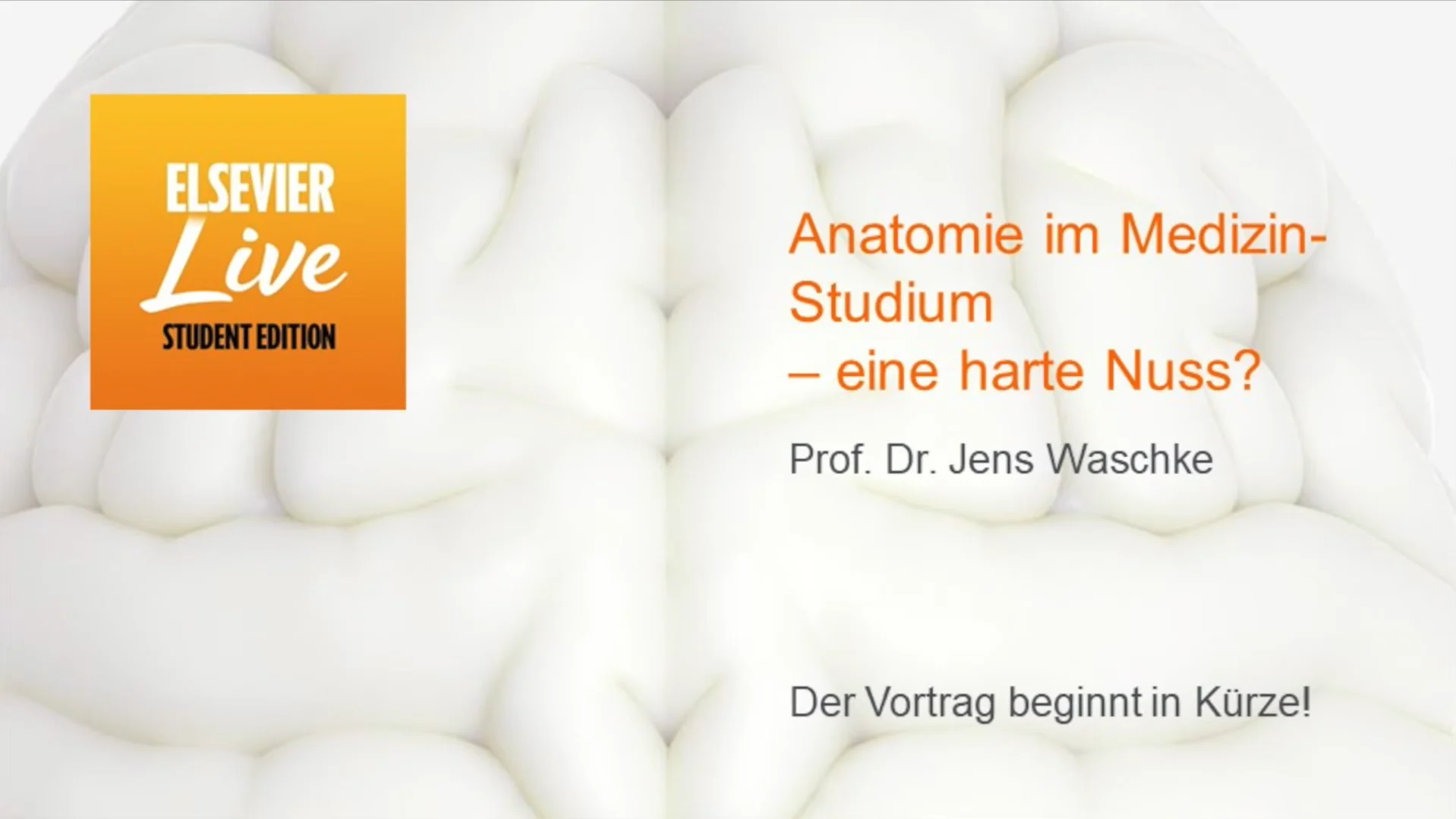 Anatomie im Medizinstudium – eine harte Nuss Prof. Dr. Jens Waschke