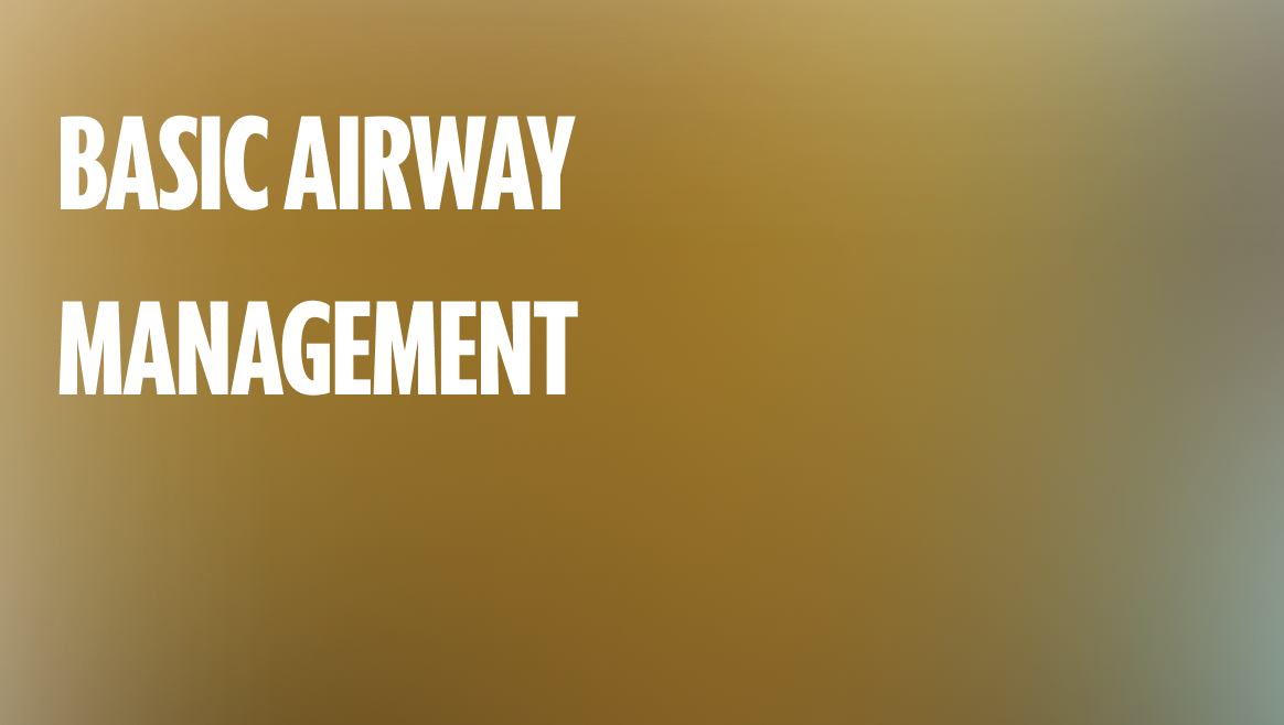 Basic Airway Management