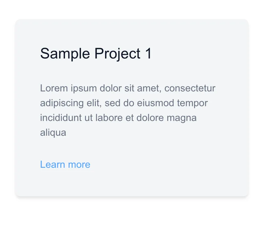 Sample Card