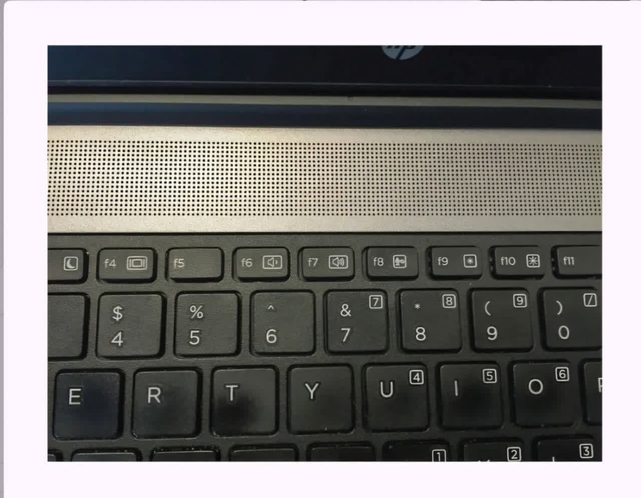 In which of the following scenarios would you use the Fn and F4 keys shown here?