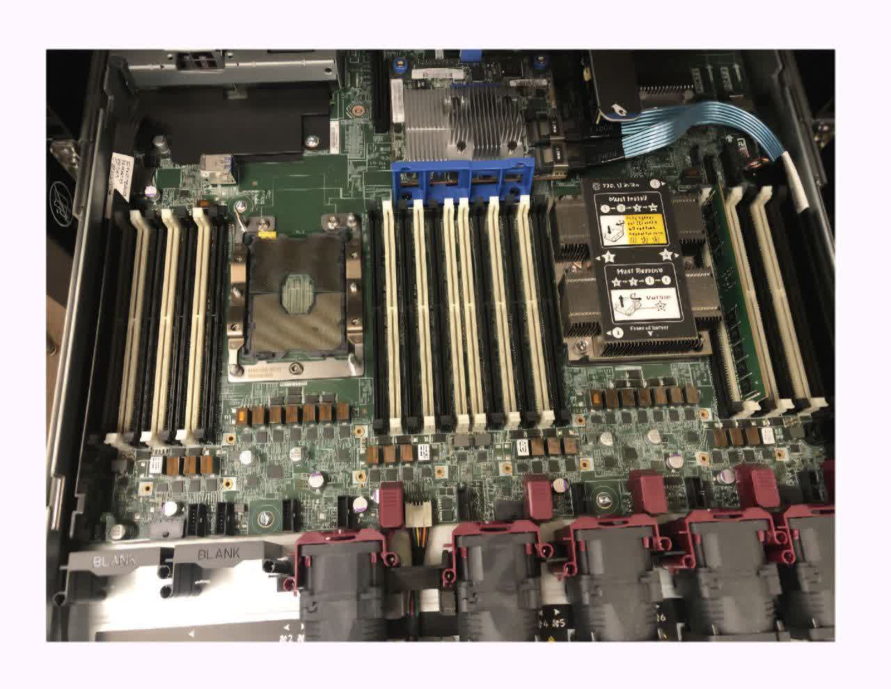 The server motherboard in this image features a CPU on the right and a slot on the left for a second processor. Which of the following terms is the CORRECT name for this motherboard?
