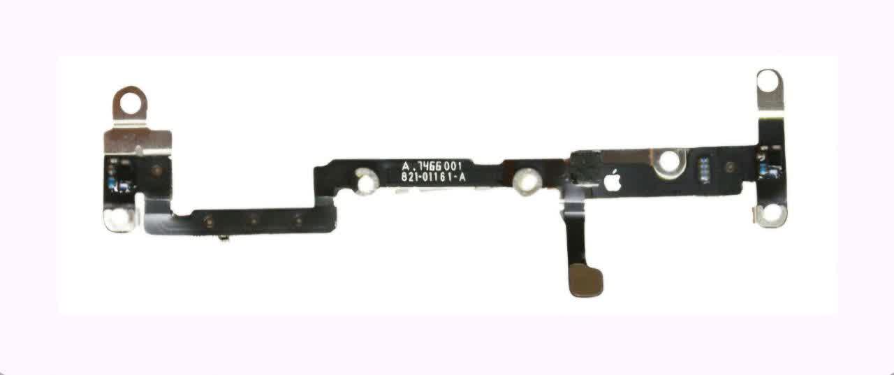 This device can be located down the bottom of an iPhone 10 and is connected via a thin ribbon cable. What is this?