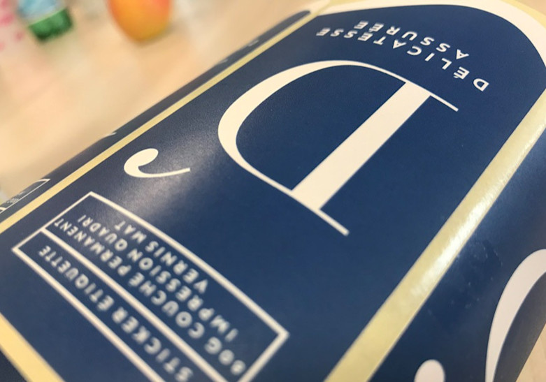 Etiquette vernis mat