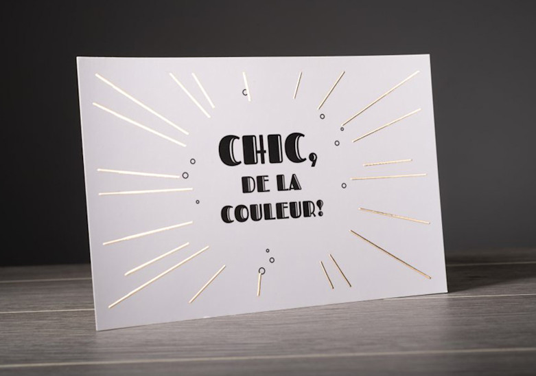 Carte finition speciale