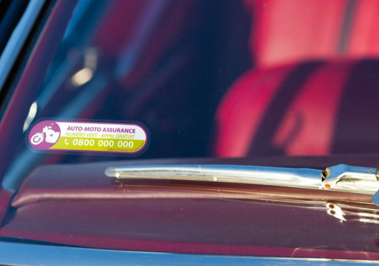 etiquette - PP Transparent vitrophanie