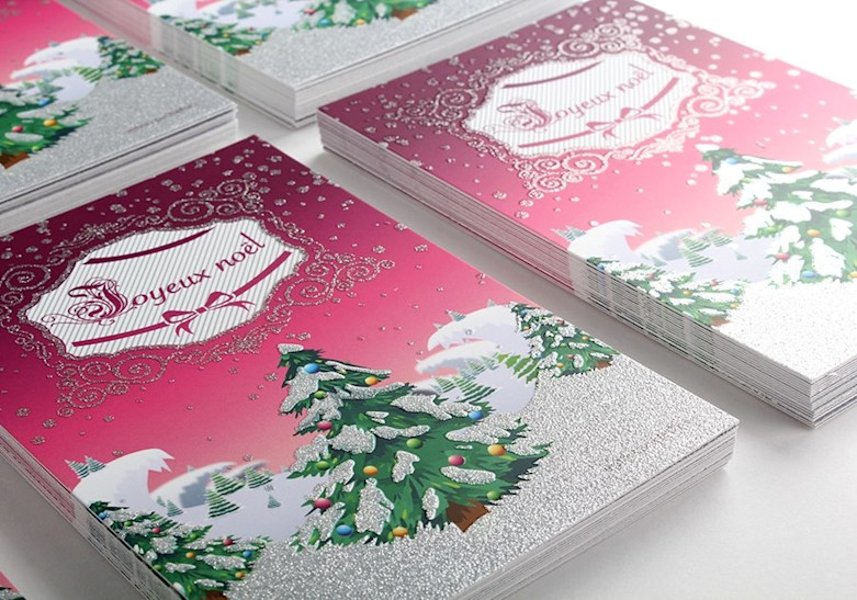 Carte Vernis paillette