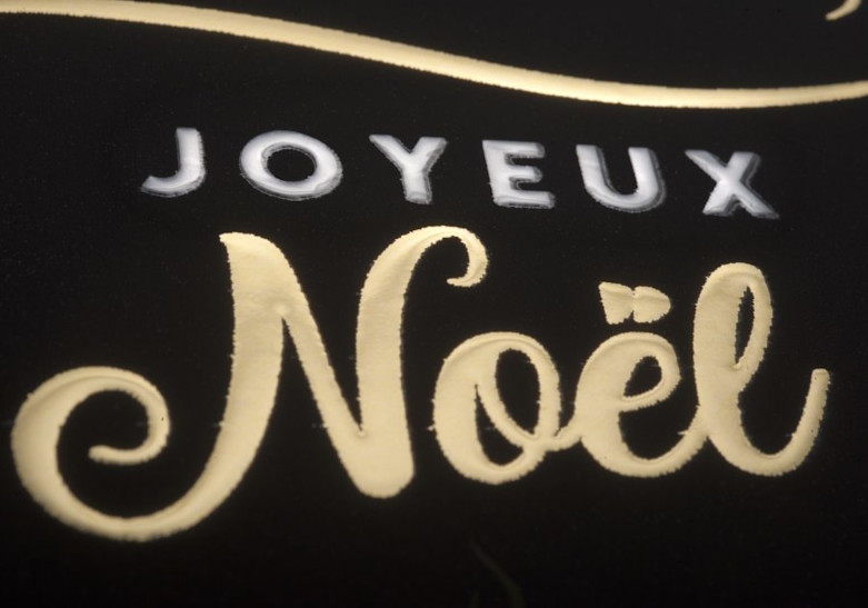 Carte Dorure vernis 3D zoom