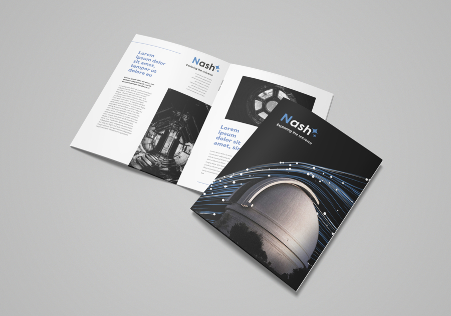 100 brochures A4 agrafées