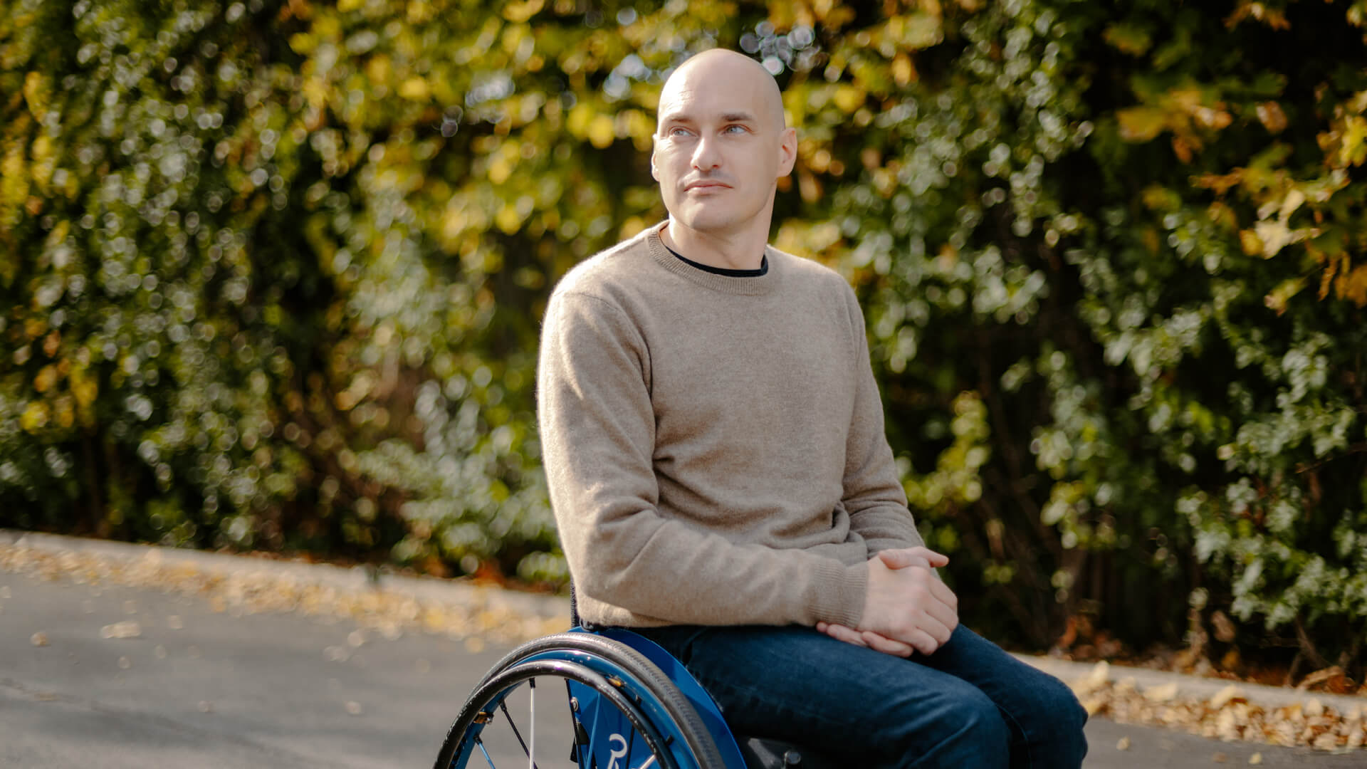 The personalized experience — both in the online classroom and in planning terms — made all the difference to Kevin in reaching the finish line. (Purdue University photo/Kelsey Lefever)