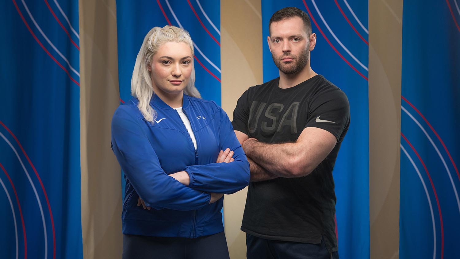 Kell Berliner and his wife, Nicole Stout-Berliner, are both training to qualify for the LA28 Olympic Games and studying for their MBAs. (Purdue Global photo/Kelsey Lefever)