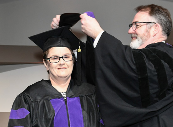 Jennifer Mapa at graduation