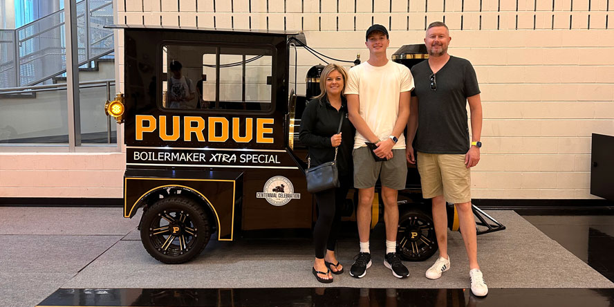 Their son is a Boilermaker! (Photo provided) 