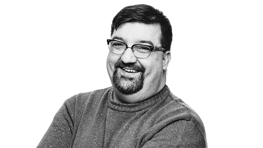 Dan Vukobratovich black and white headshot