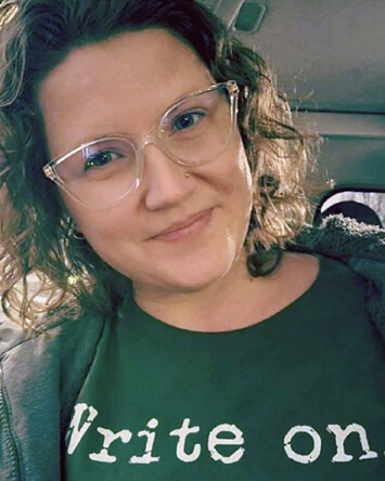 Her passion for writing led Steiner to pursue her communication degree. (Photo provided) 
