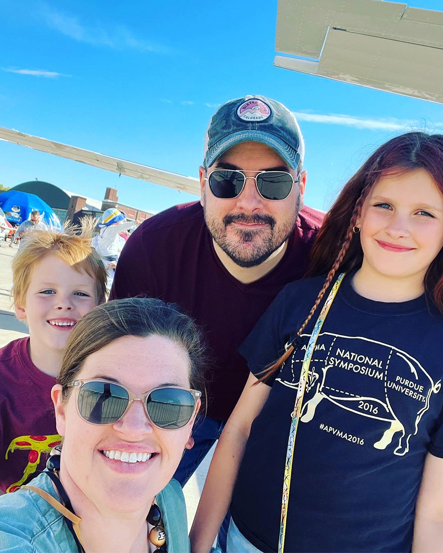 Allie and her husband started in Purdue Global at the same time, navigating going to school while fulfilling their commitments to family and work. (Photo courtesy of Allie Kingery)