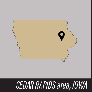 Map of Cedar Rapids, IA