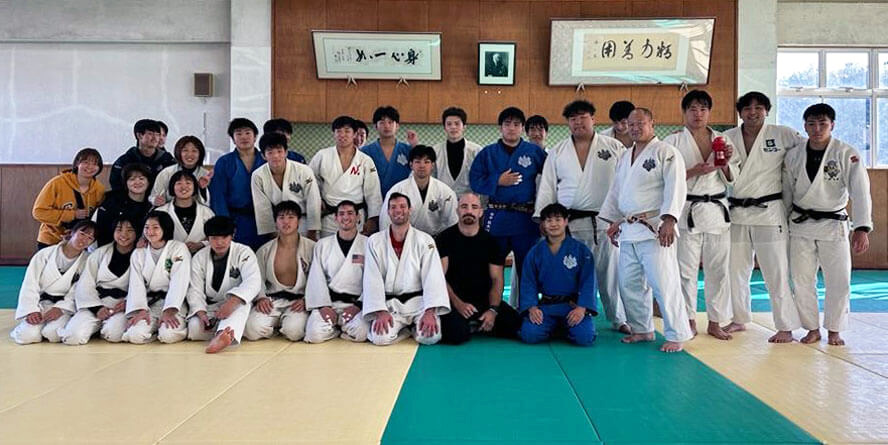 Berliner, sitting in seiza, center, front row. (Photo provided) 