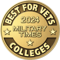 2024 Military Times Best for Vets Colleges badge