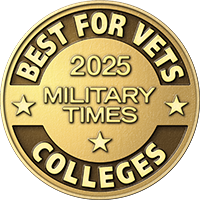 Military Times Best for Vets Colleges badge