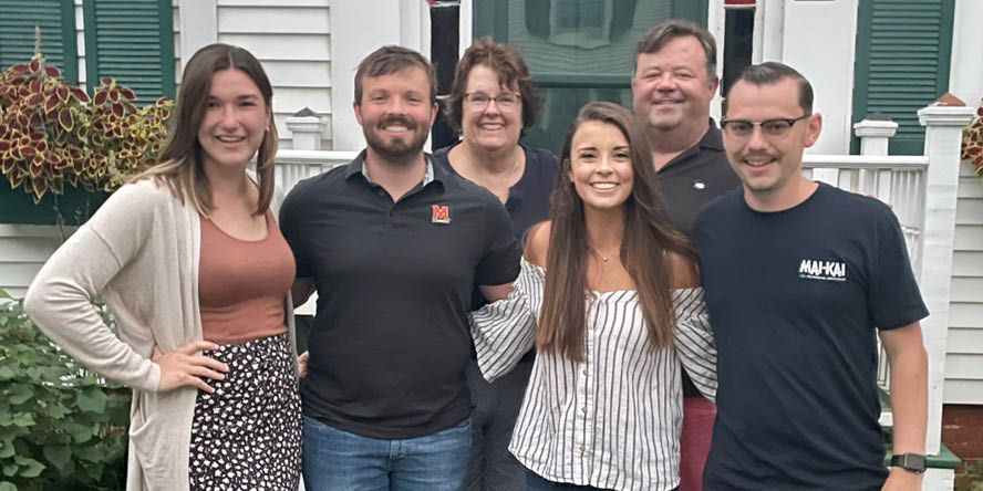Her parents, brother, future sister-in-law, and boyfriend all traveled to Indiana to see her graduate. (Photo provided) 