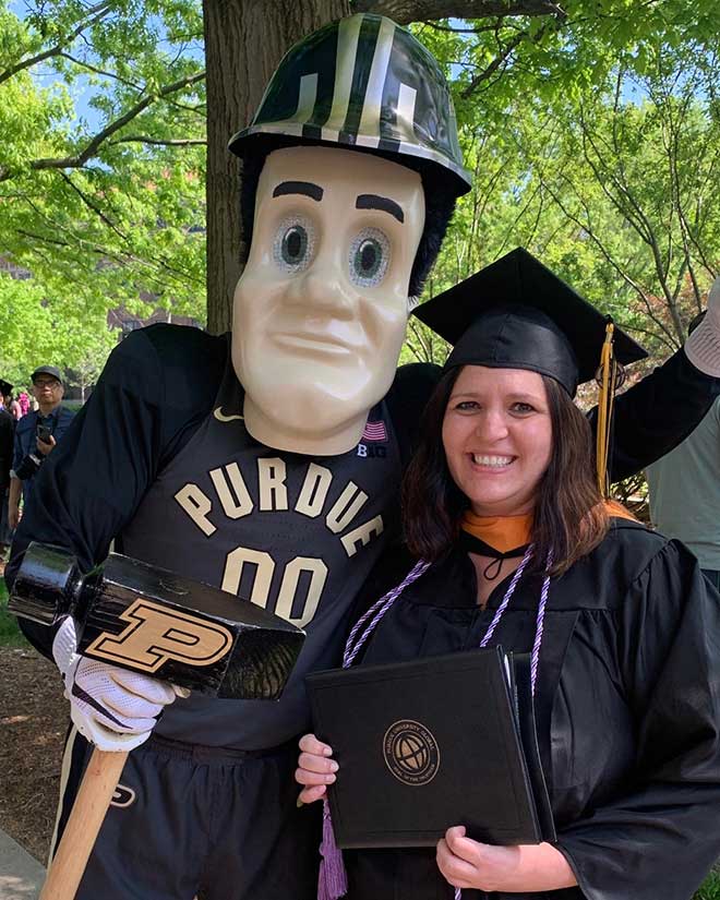 Her graduation ceremony was exciting, satisfying, emotional, joyful and filled with pride, Cornelius says. (Photo provided)