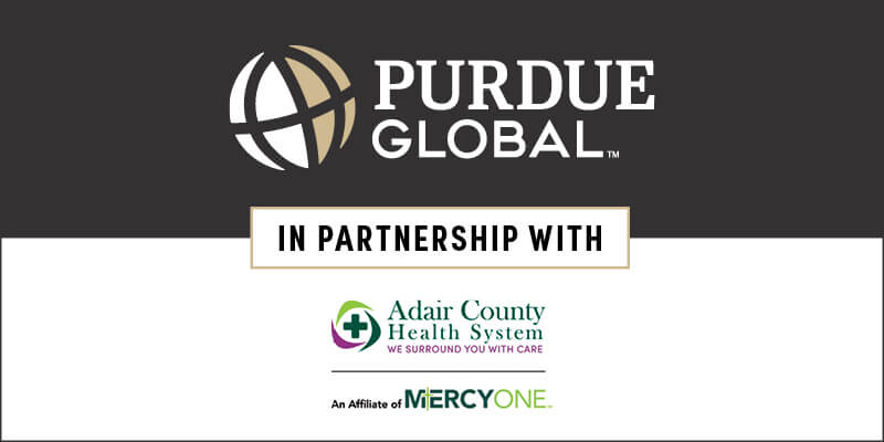 Purdue Global in partnership with Adair County Health System
