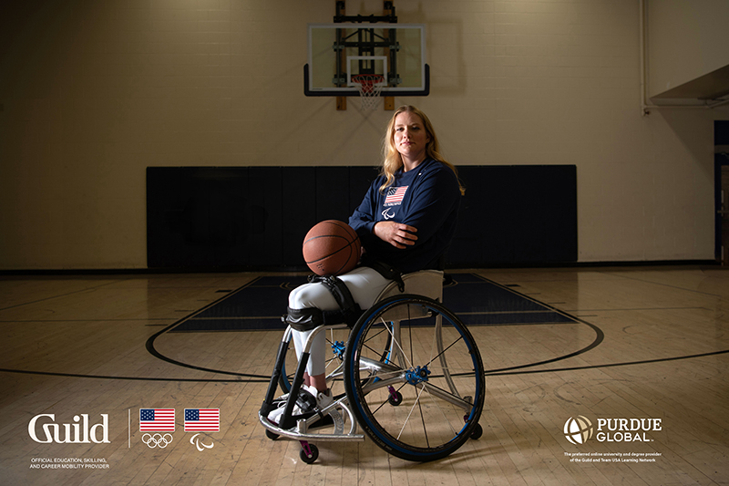 Four-time U.S. Paralympian Rose Hollermann
